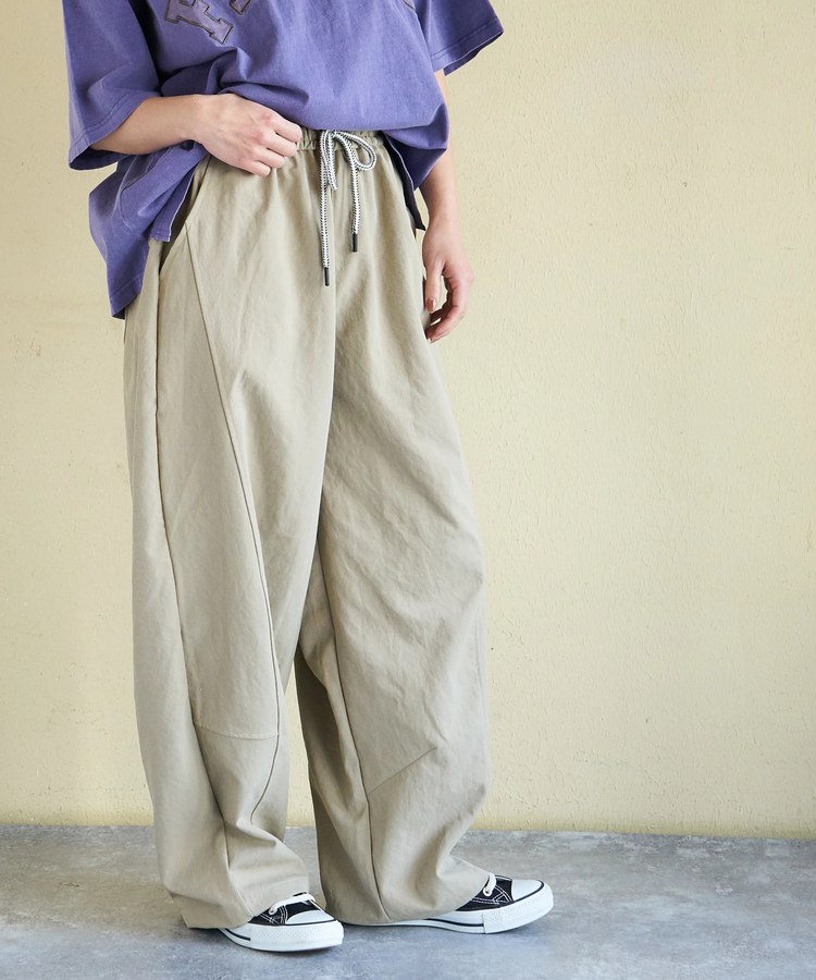CUBE SUGAR(キューブシュガー) |【春新作】イージー ワイドパンツ