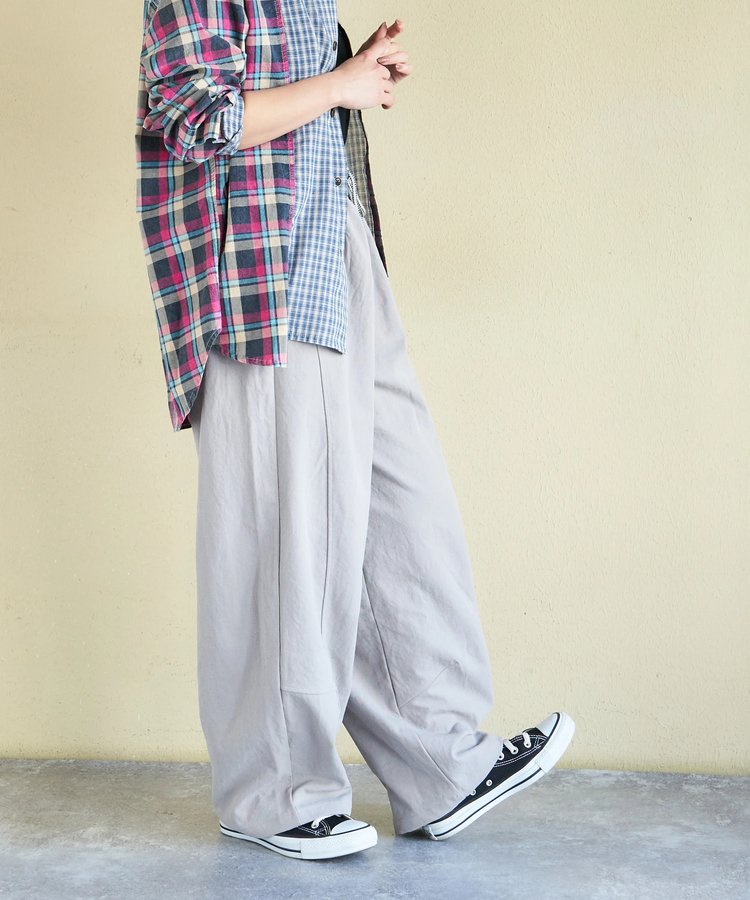 CUBE SUGAR(キューブシュガー) |【春新作】イージー ワイドパンツ