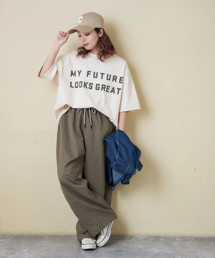 CUBE SUGAR(キューブシュガー) |【春新作】イージー ワイドパンツ