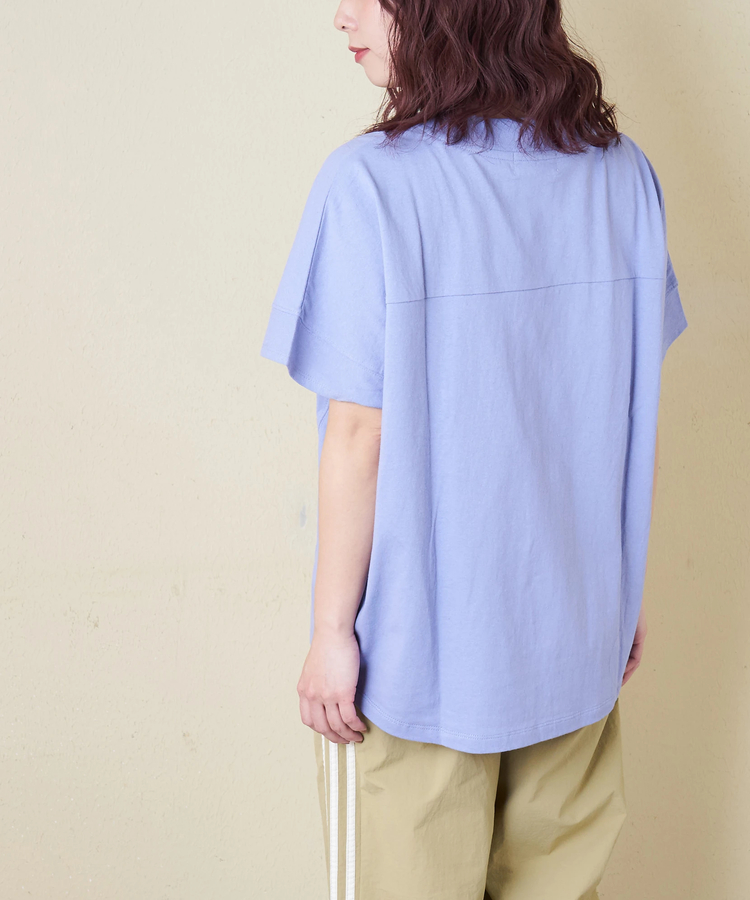 CUBE SUGAR(キューブシュガー) |【春新作】20/-OE天竺 汗染み防止加工 モックネック Tシャツ