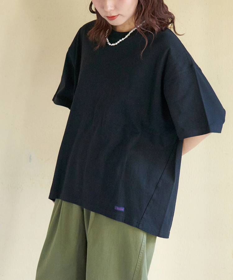 CUBE SUGAR(キューブシュガー) |【春新作】20/-OE天竺 汗染み防止加工 コクーン Tシャツ