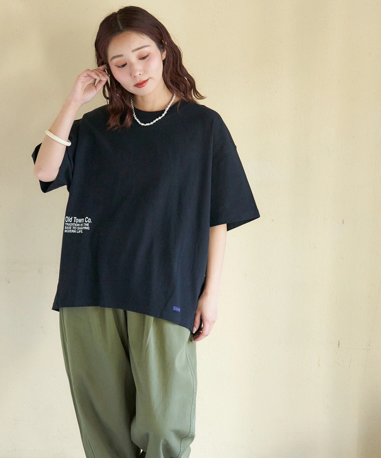 CUBE SUGAR(キューブシュガー) |【春新作】20/-OE天竺 汗染み防止加工 コクーン Tシャツ