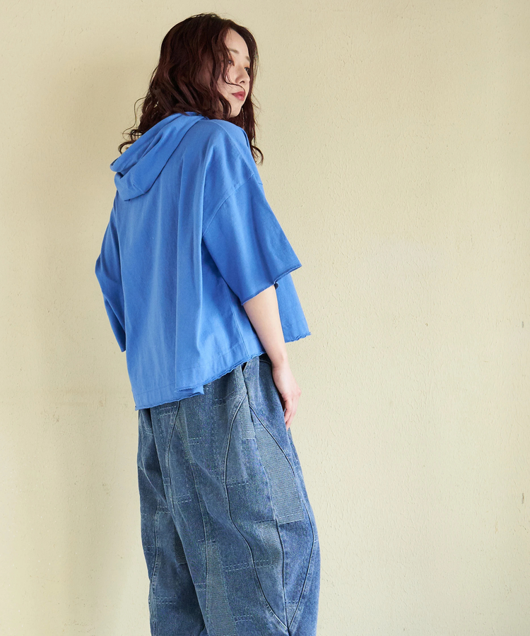 CUBE SUGAR(キューブシュガー) |【春新作】20/-OE天竺 ロゴプリント パーカー