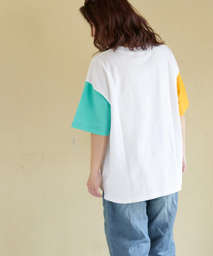 CUBE SUGAR(キューブシュガー) |【春新作】20/-OE天竺 ペリカン プリント Tシャツ