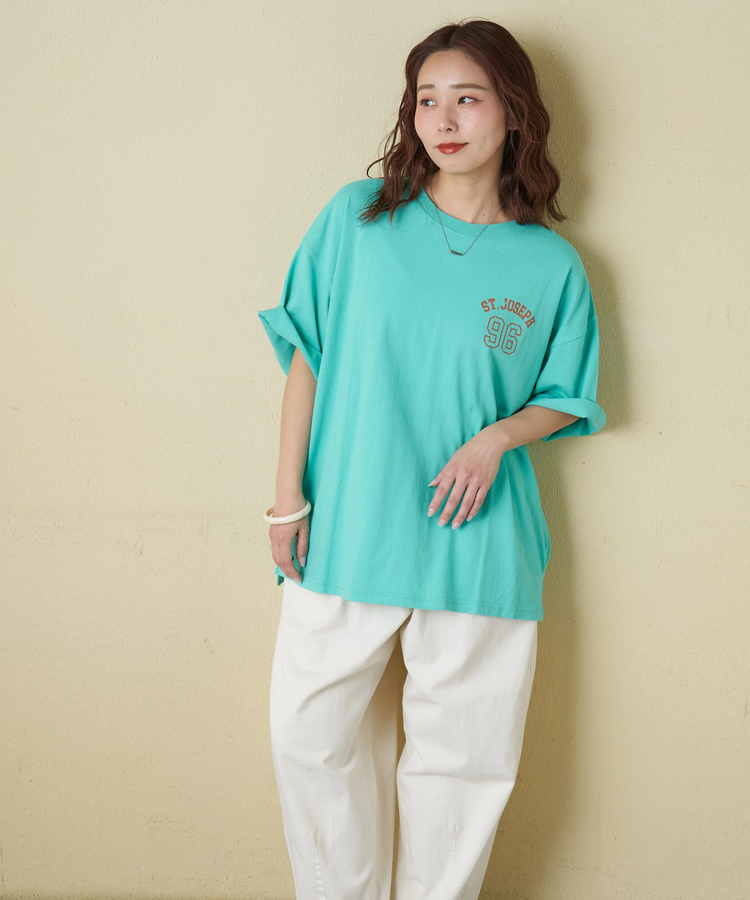 CUBE SUGAR(キューブシュガー) |【春新作】20/-OE天竺 星条旗 ワッペン Tシャツ