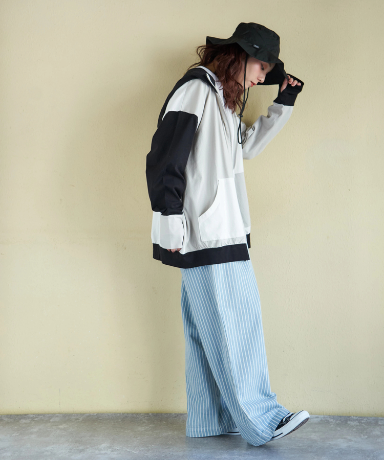 CUBE SUGAR(キューブシュガー) |【春新作】接触冷感 ・ UVカット 天竺 ドルマン ジップパーカー