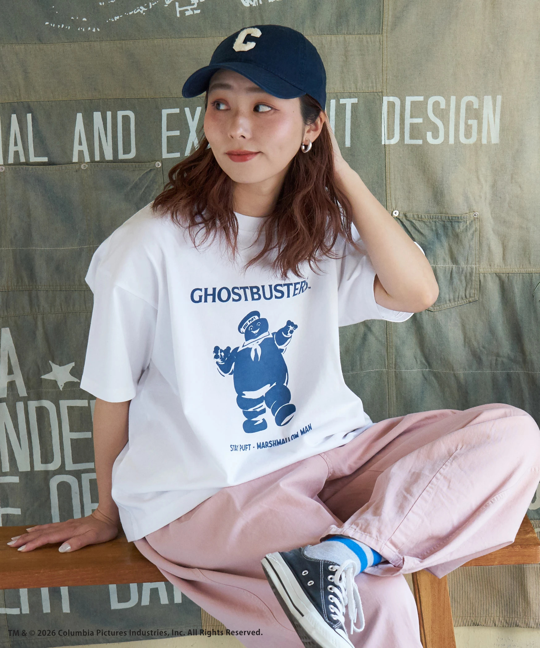TシャツＭサイズ【角砂糖様リクエスト】 春夏新作】20/-OE天竺 マシュマロマン Tシャツ｜ファッション通販