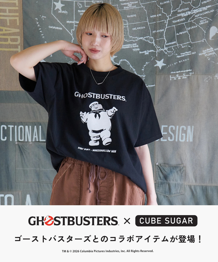 CUBE SUGAR(キューブシュガー) |20/-OE天竺 マシュマロマン Ｔシャツ