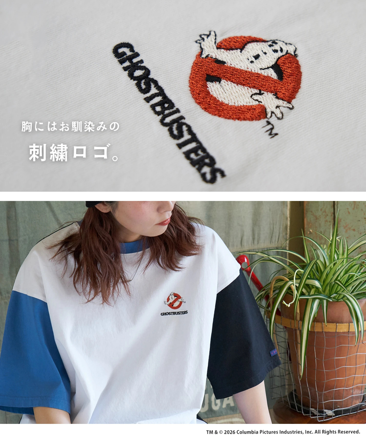 CUBE SUGAR(キューブシュガー) |20/-OE天竺 ゴーストバスターズ Ｔシャツ