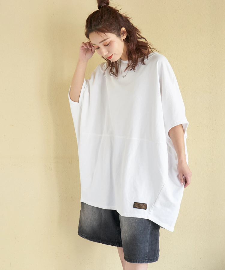 CUBE SUGAR(キューブシュガー) |【春新作】ミニ裏毛 スウェット ビッグ プルオーバー