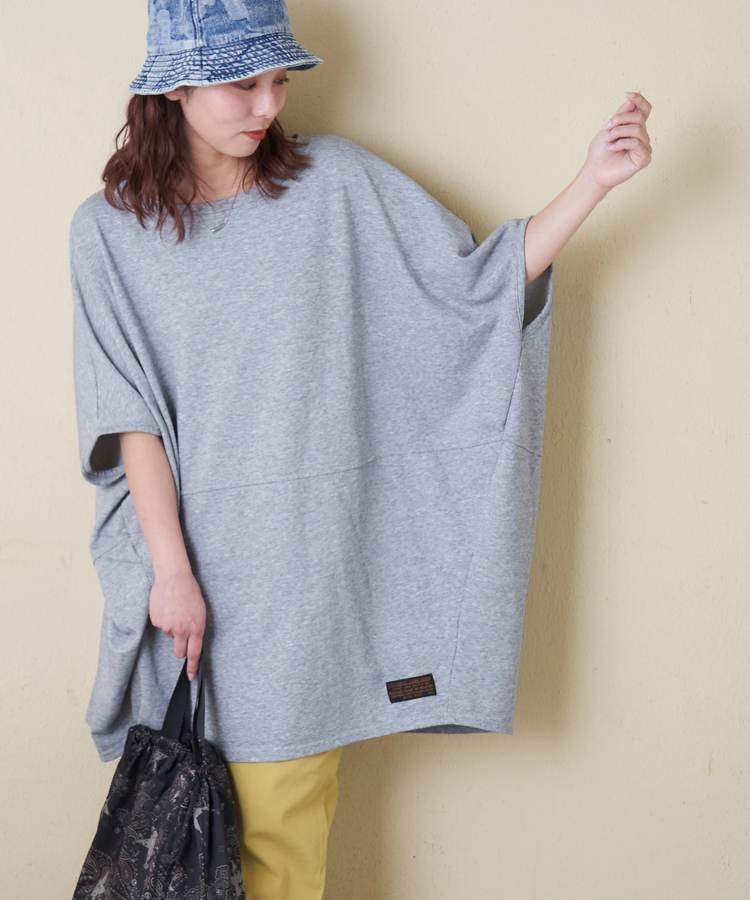 CUBE SUGAR(キューブシュガー) |【春新作】ミニ裏毛 スウェット ビッグ プルオーバー