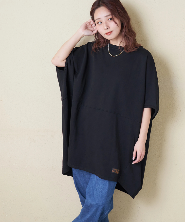 CUBE SUGAR(キューブシュガー) |【春新作】ミニ裏毛 スウェット ビッグ プルオーバー