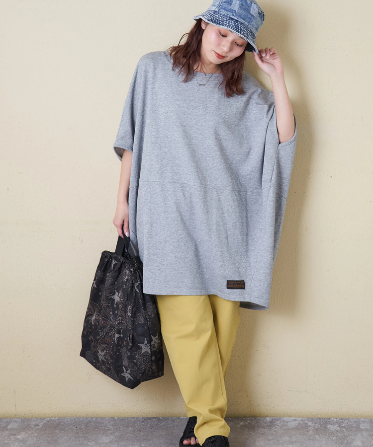 CUBE SUGAR(キューブシュガー) |【春新作】ミニ裏毛 スウェット ビッグ プルオーバー