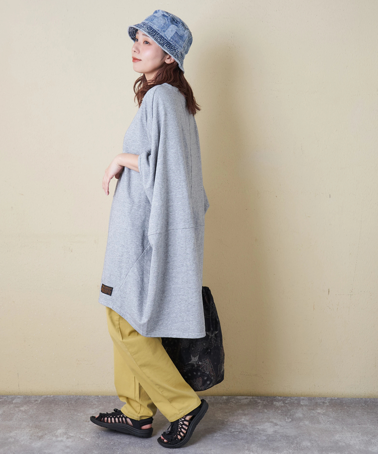 CUBE SUGAR(キューブシュガー) |【春新作】ミニ裏毛 スウェット ビッグ プルオーバー