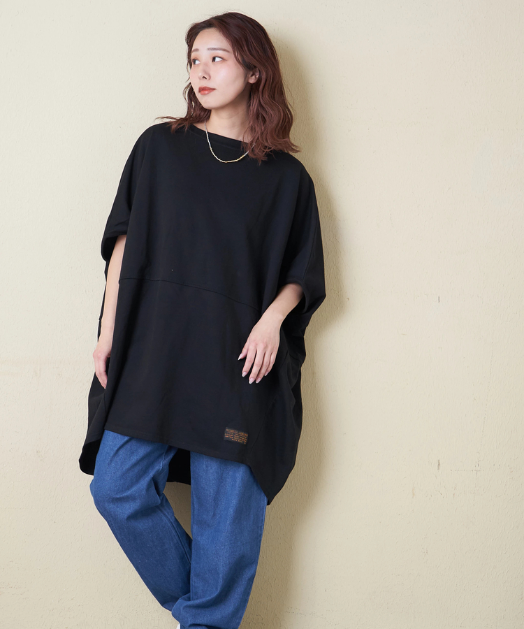 CUBE SUGAR(キューブシュガー) |【春新作】ミニ裏毛 スウェット ビッグ プルオーバー