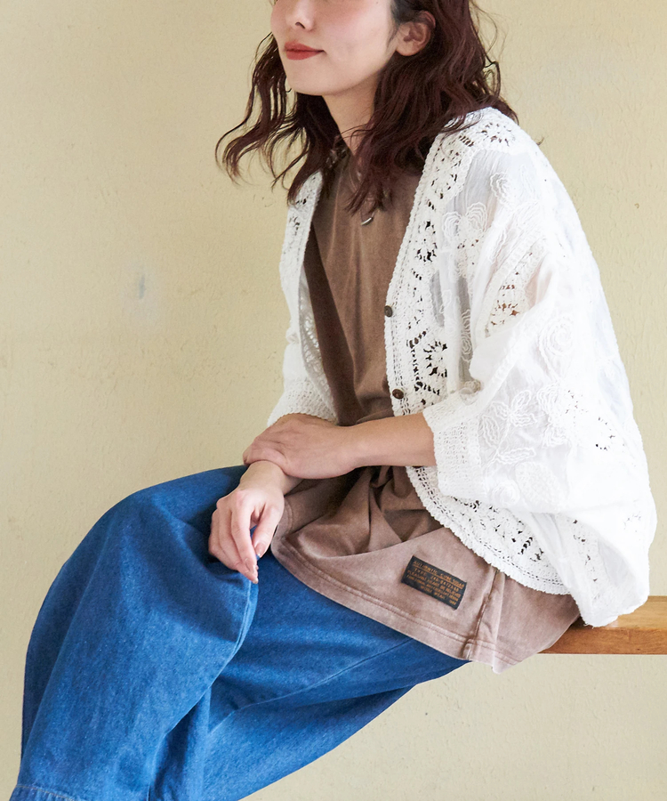 CUBE SUGAR(キューブシュガー) |【春新作】ピグメント染 ノースリーブ Tシャツ