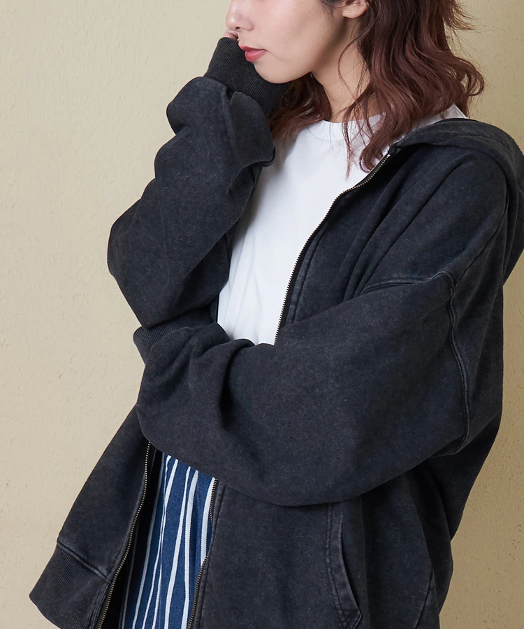 CUBE SUGAR(キューブシュガー) |【春新作】ピグメント染 ビッグパーカー