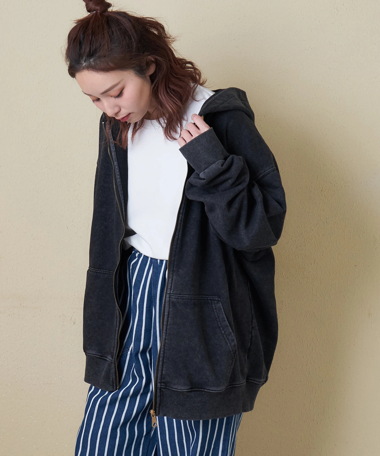 CUBE SUGAR(キューブシュガー) |【春新作】ピグメント染 ビッグパーカー