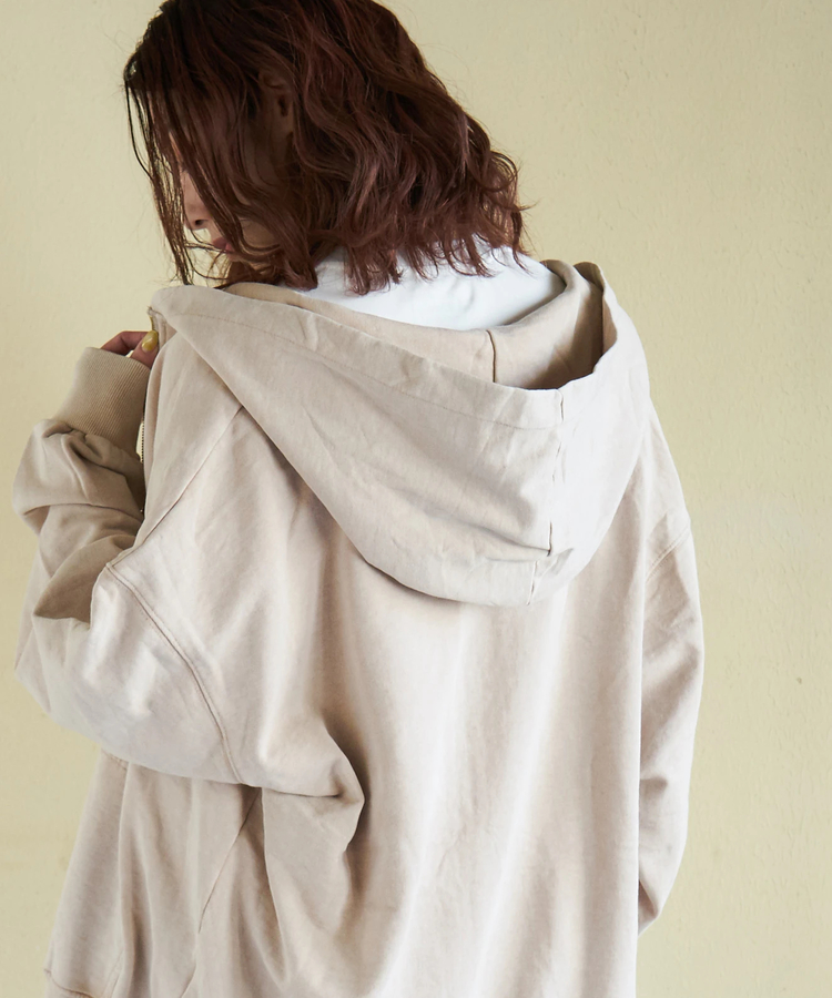 CUBE SUGAR(キューブシュガー) |【春新作】ピグメント染 ビッグパーカー