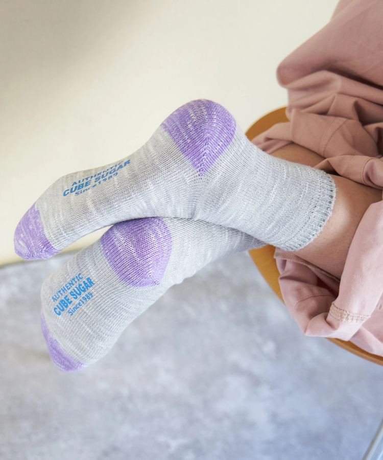 CUBE SUGAR(キューブシュガー) |【春新作】ミックス糸 ソックス