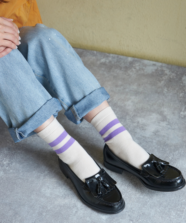 CUBE SUGAR(キューブシュガー) |【春新作】ライン ソックス