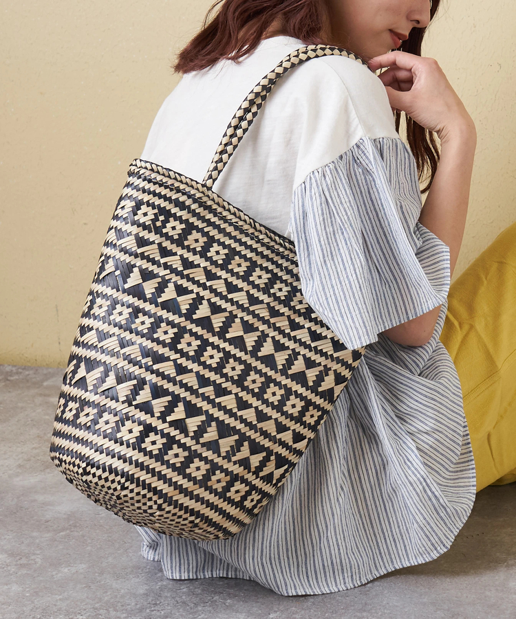 CUBE SUGAR(キューブシュガー) |【春新作】カラフル 底丸 トートバッグ