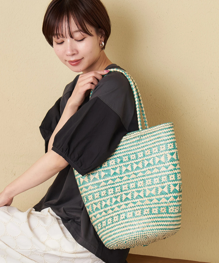 CUBE SUGAR(キューブシュガー) |【春新作】カラフル 底丸 トートバッグ