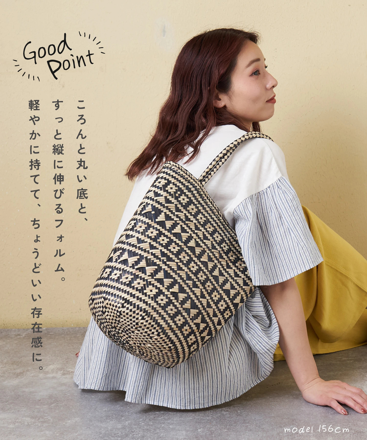 CUBE SUGAR(キューブシュガー) |【春新作】カラフル 底丸 トートバッグ