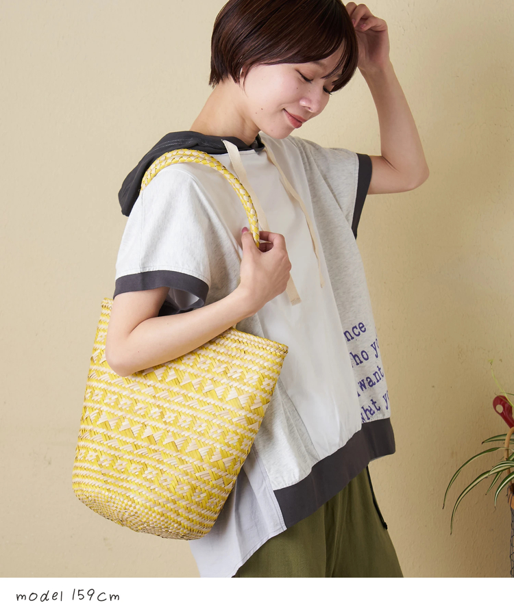 CUBE SUGAR(キューブシュガー) |【春新作】カラフル 底丸 トートバッグ