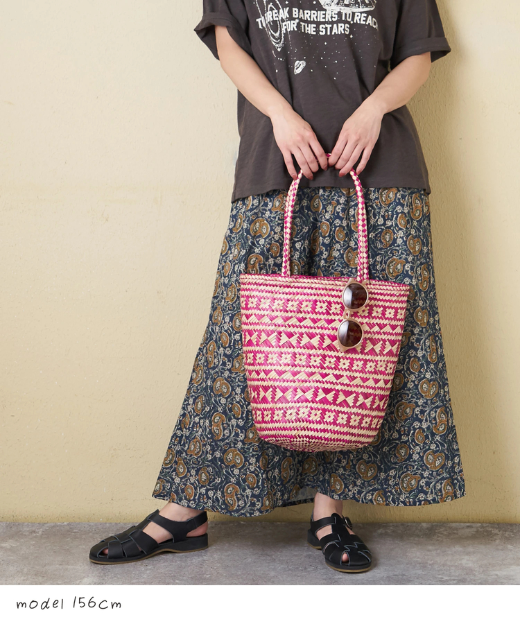 CUBE SUGAR(キューブシュガー) |【春新作】カラフル 底丸 トートバッグ