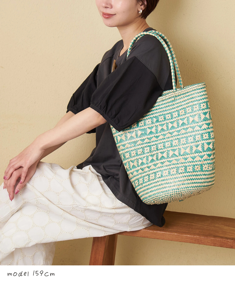 CUBE SUGAR(キューブシュガー) |【春新作】カラフル 底丸 トートバッグ