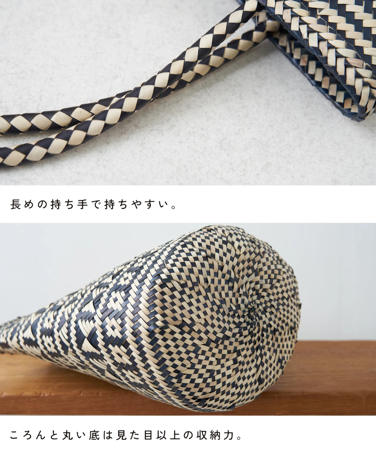 CUBE SUGAR(キューブシュガー) |【春新作】カラフル 底丸 トートバッグ