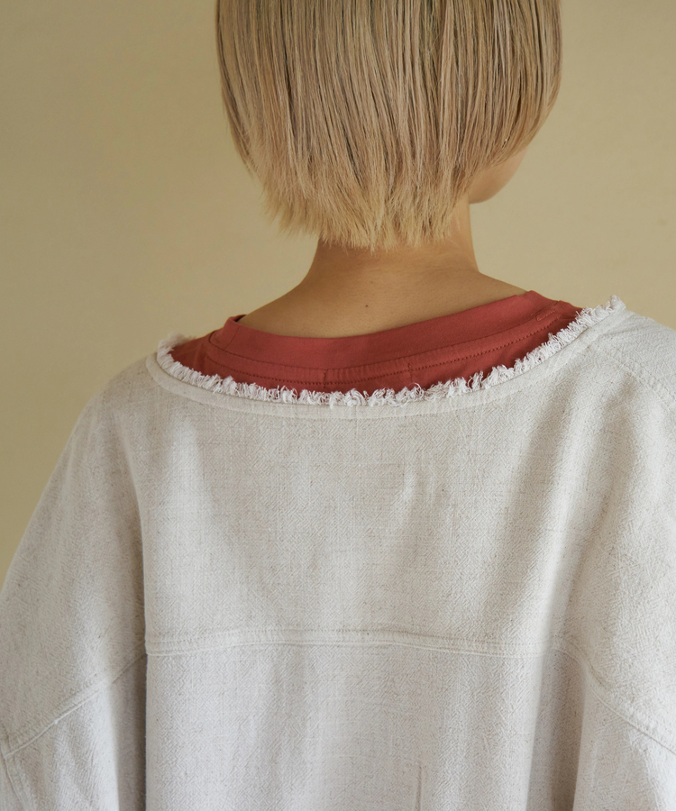 CUBE SUGAR(キューブシュガー) |【春新作】麻レーヨン ボイル ワークシャツ