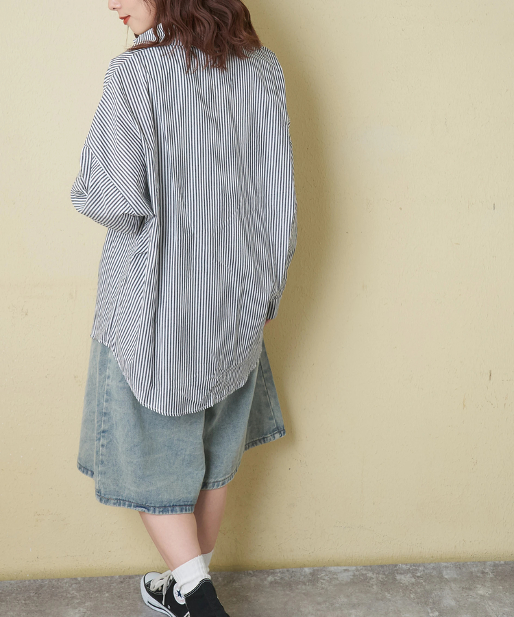 CUBE SUGAR(キューブシュガー) |【春新作】ストライプ レギュラー シャツ