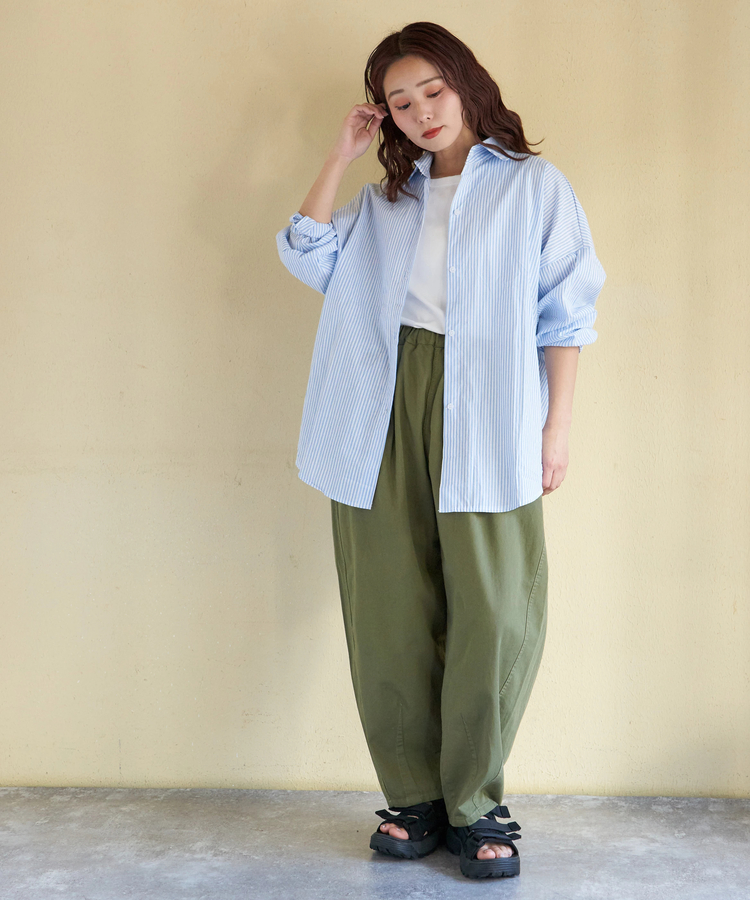 CUBE SUGAR(キューブシュガー) |【春新作】ストライプ レギュラー シャツ