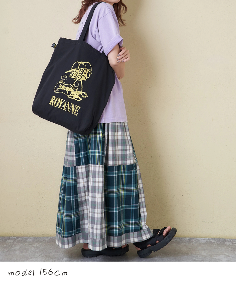 CUBE SUGAR(キューブシュガー) |【春新作】インド 先染め チェック パッチワーク ギャザースカート