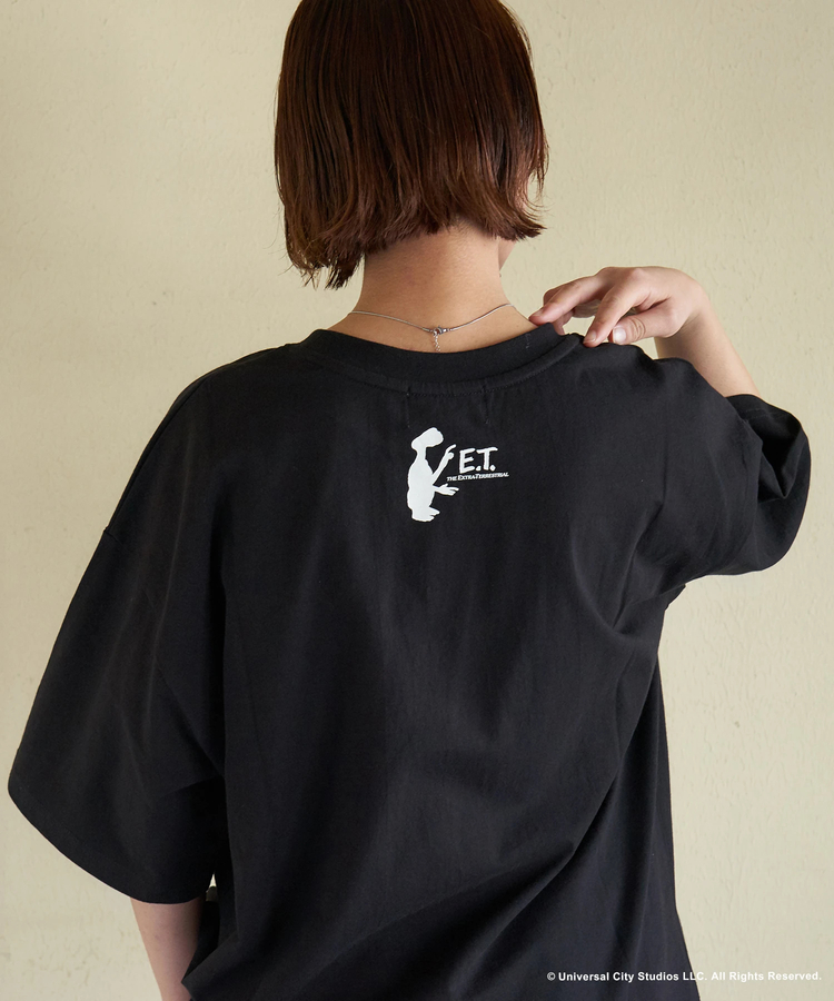 CUBE SUGAR(キューブシュガー) |21/-OE天竺 E.T. フォトプリント Tシャツ