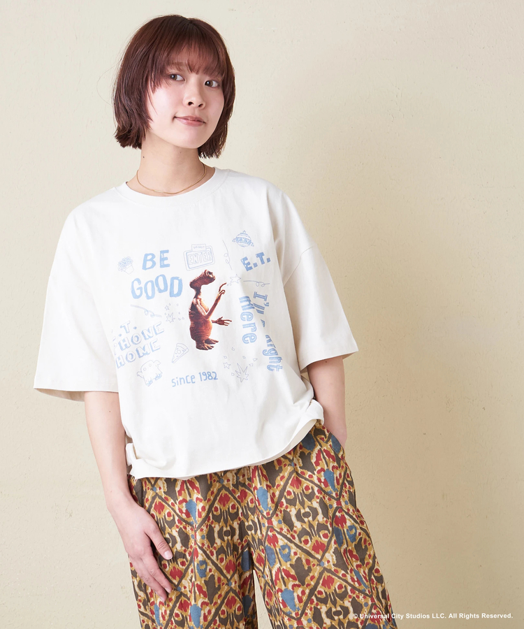 CUBE SUGAR(キューブシュガー) |21/-OE天竺 E.T. ドルマン Tシャツ