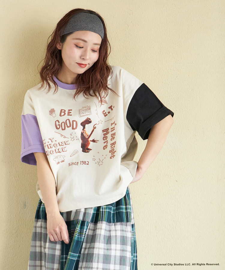 CUBE SUGAR(キューブシュガー) |21/-OE天竺 E.T. ドルマン Tシャツ