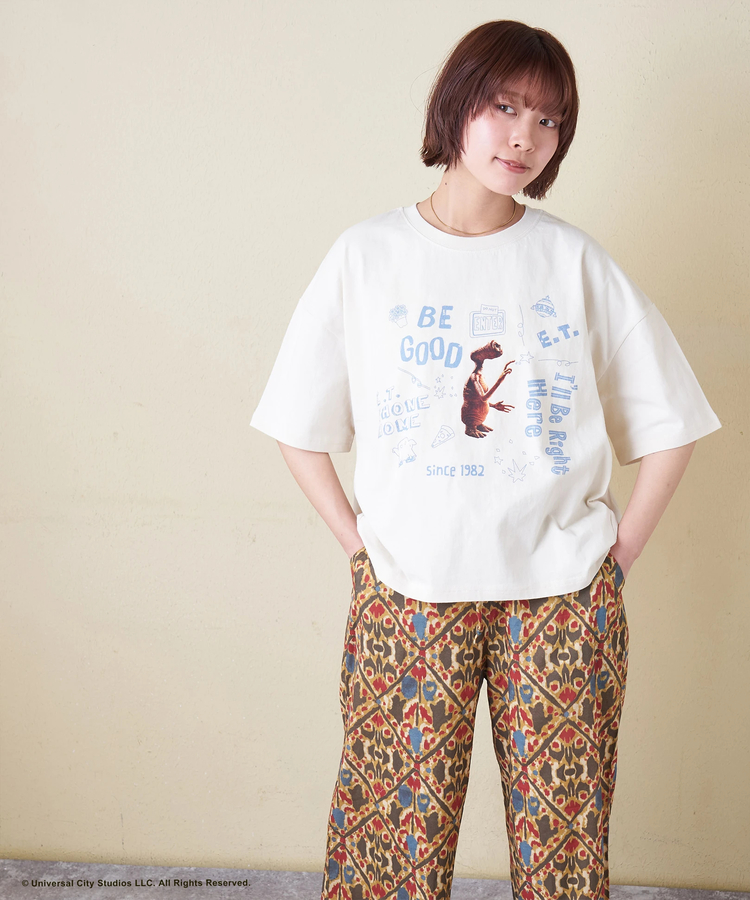 CUBE SUGAR(キューブシュガー) |21/-OE天竺 E.T. ドルマン Tシャツ