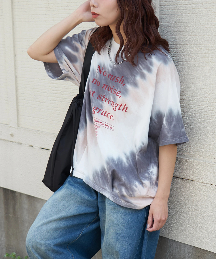 CUBE SUGAR(キューブシュガー) |【春夏新作】天竺 タイダイ ヤッコ Tシャツ