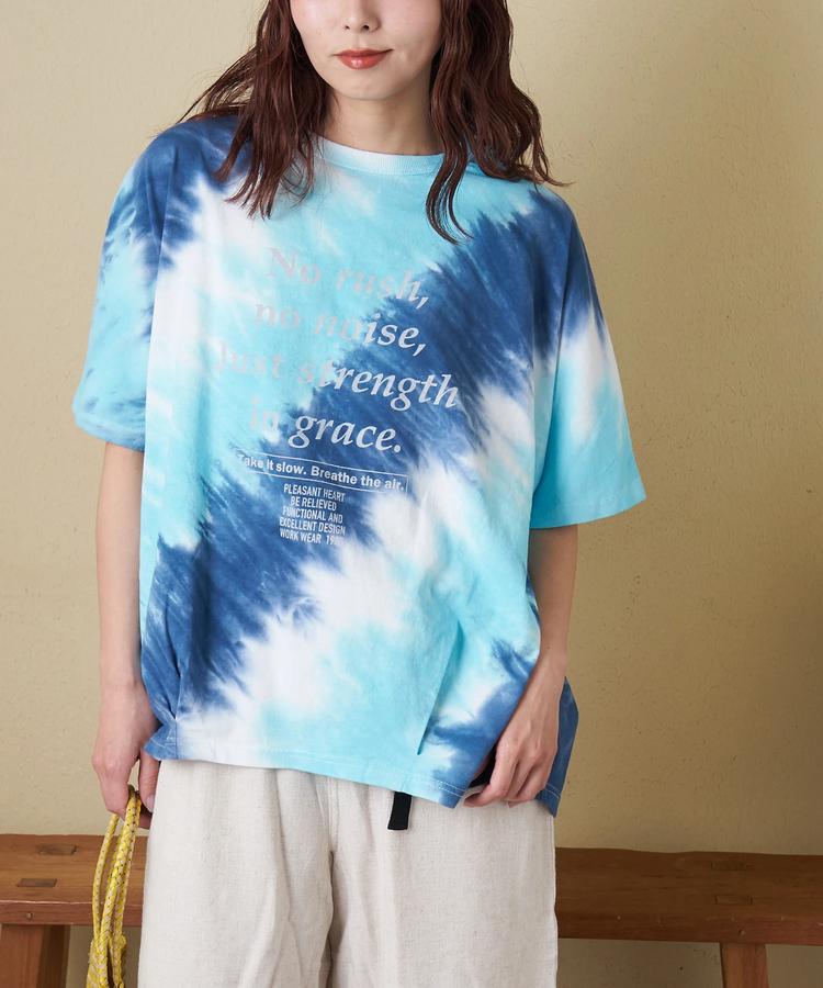 CUBE SUGAR(キューブシュガー) |【春夏新作】天竺 タイダイ ヤッコ Tシャツ