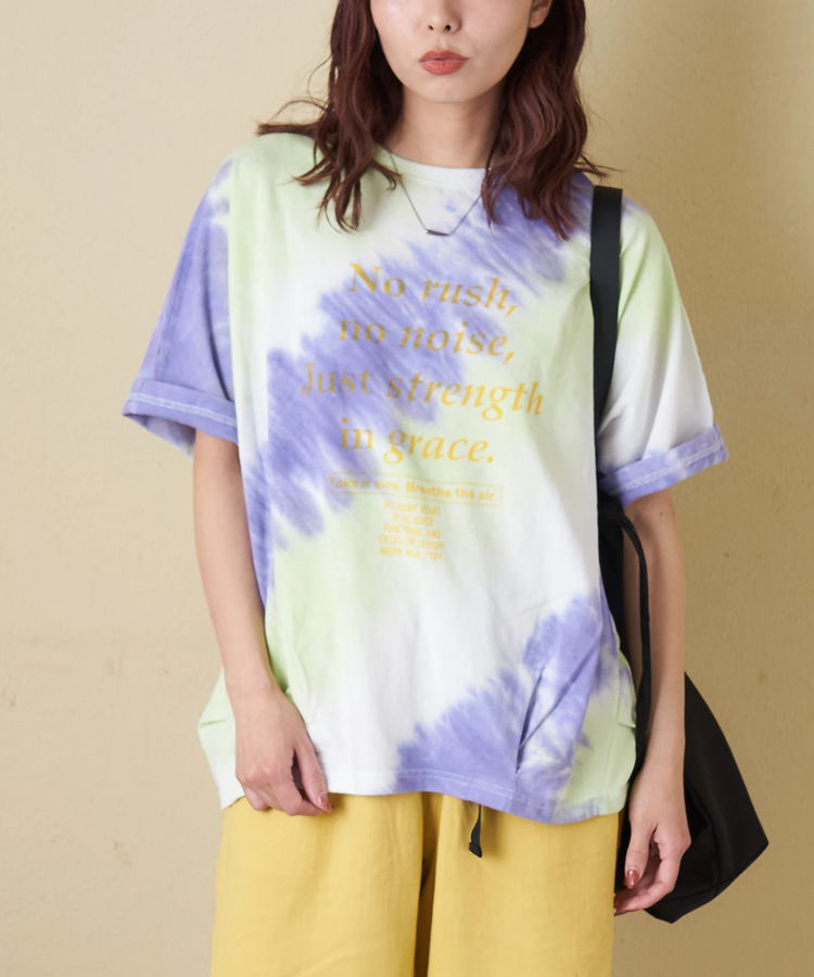 CUBE SUGAR(キューブシュガー) |【春夏新作】天竺 タイダイ ヤッコ Tシャツ