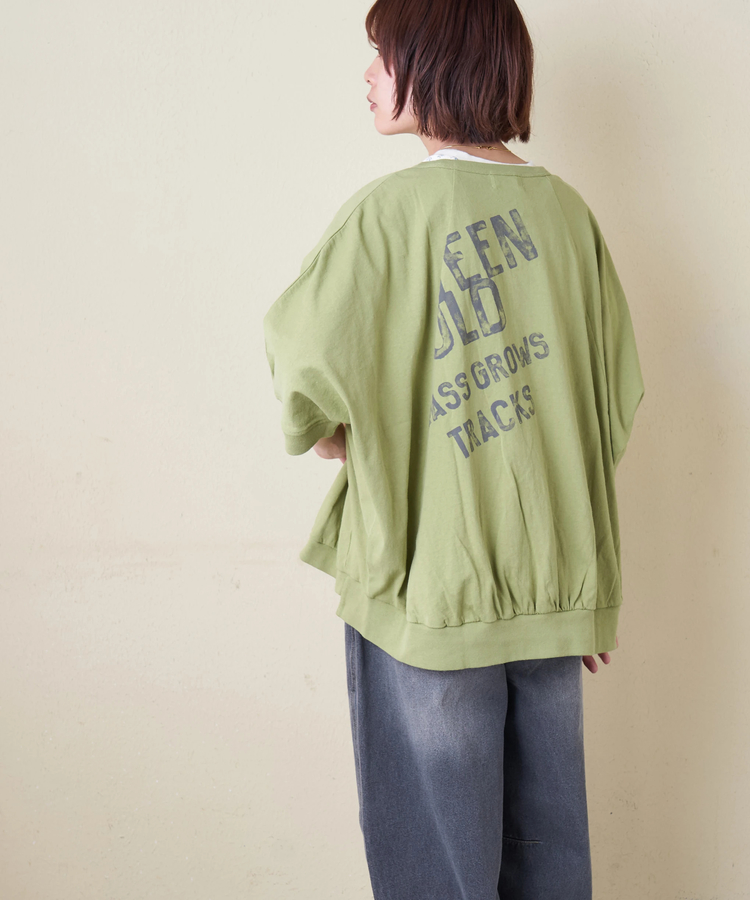 CUBE SUGAR(キューブシュガー) |【春新作】21/-OE天竺 汗染み防止加工 ドルマン カーディガン