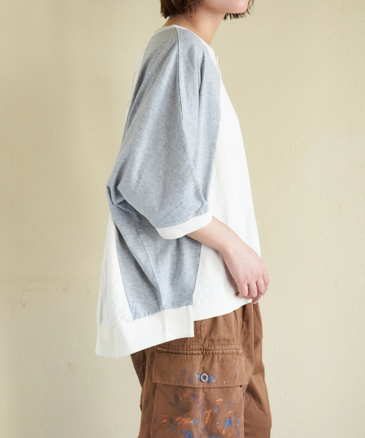 CUBE SUGAR(キューブシュガー) |【春新作】21/-OE天竺 汗染み防止加工 ドルマン カーディガン