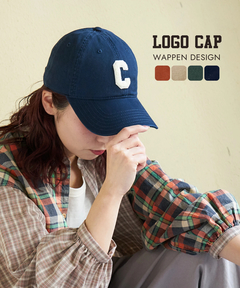 【春新作】ワッペン付 ベースボール キャップ