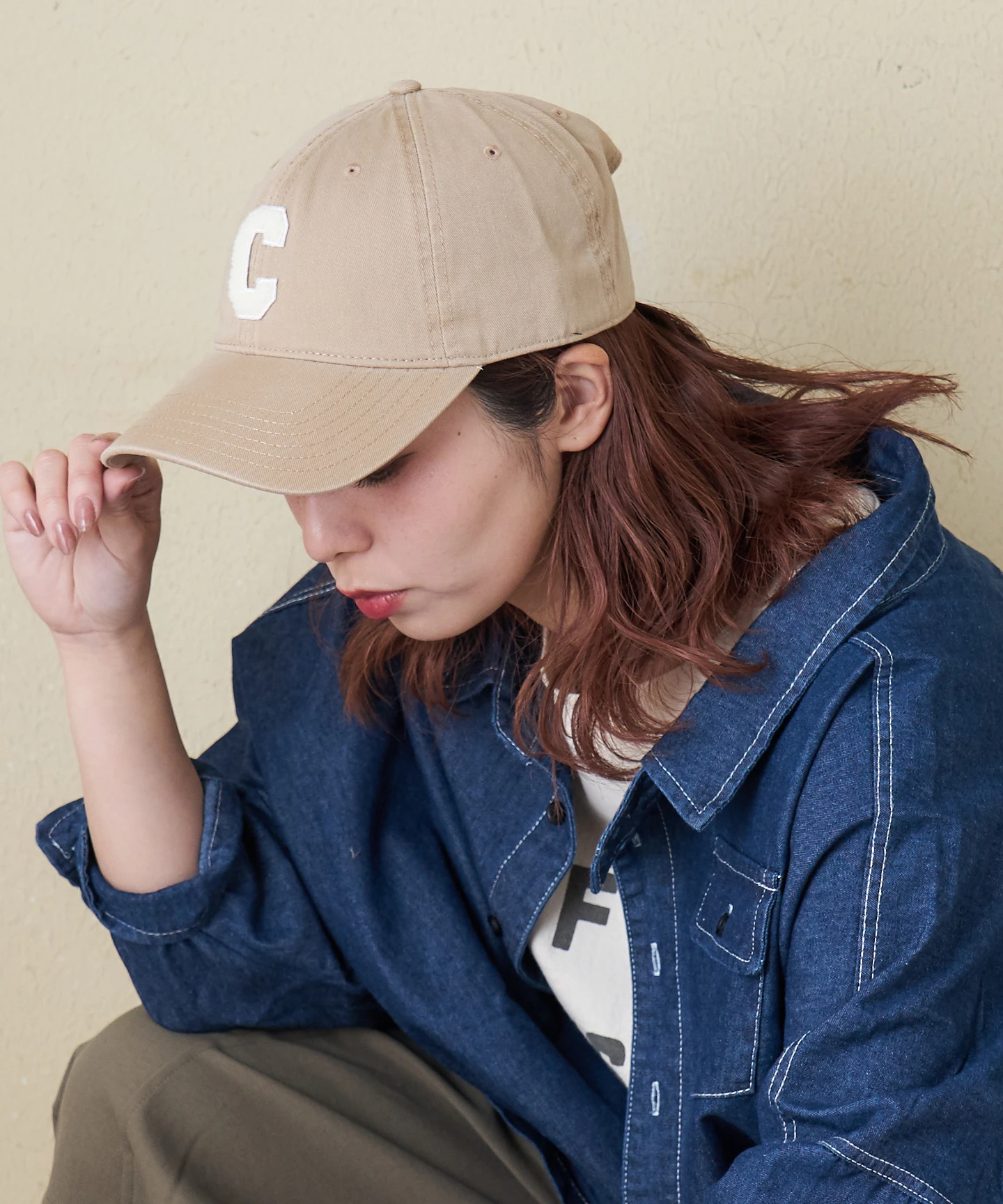 春新作】ワッペン付 ベースボール キャップ｜ファッション通販サイトの
