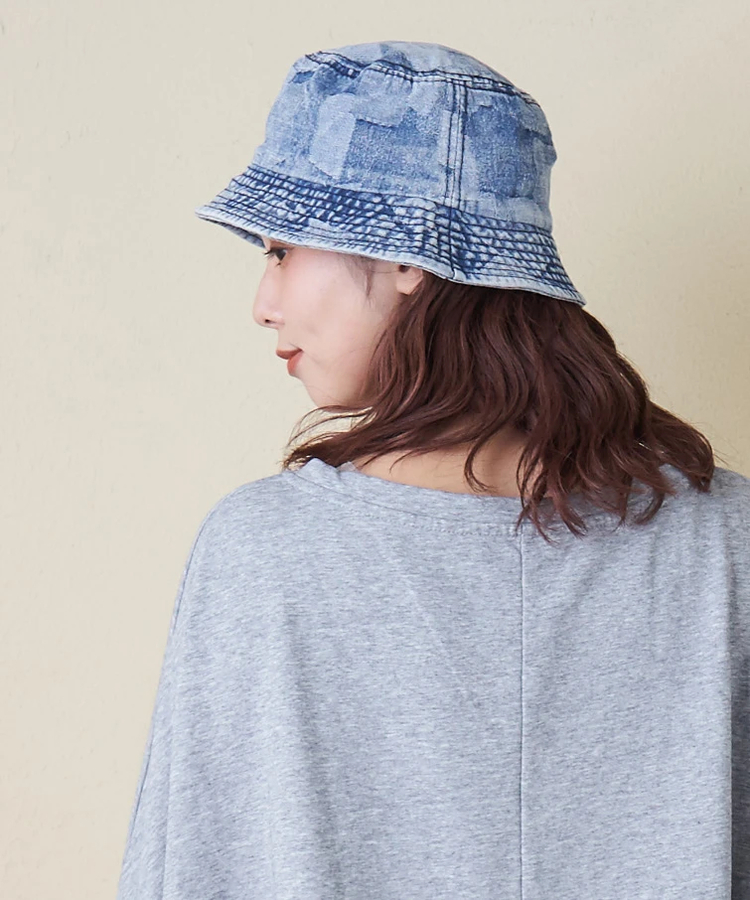 CUBE SUGAR(キューブシュガー) |【春新作】パッチワーク デニム ハット