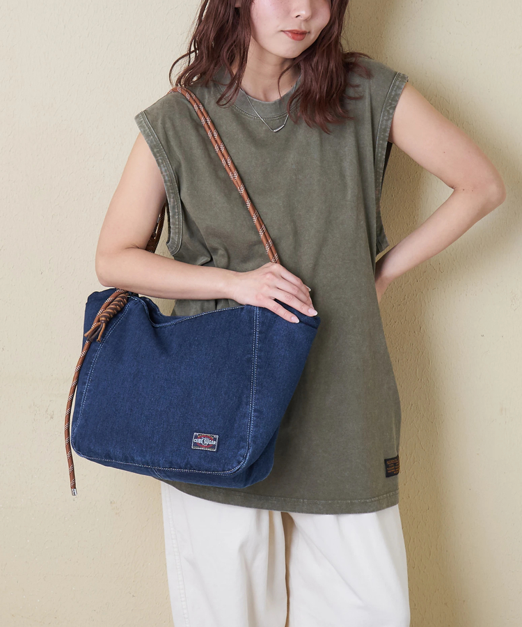 CUBE SUGAR(キューブシュガー) |【春新作】デニム コード ハンドル トートバッグ