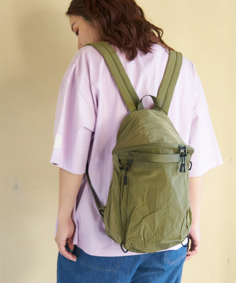 CUBE SUGAR(キューブシュガー) |【春新作】ナイロン リップストップ ポケッタブル リュック